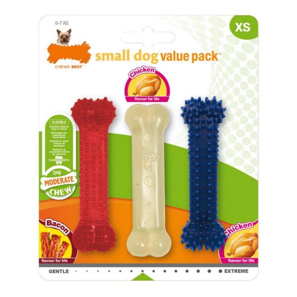 Nylabone Value Pack Παιχνίδι Bacon S 3pcs
