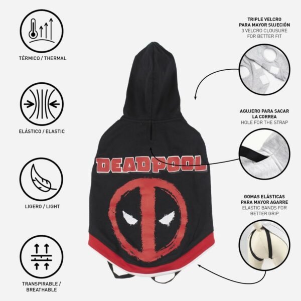 Deadpool Φούτερ Μαύρο M - Image 7